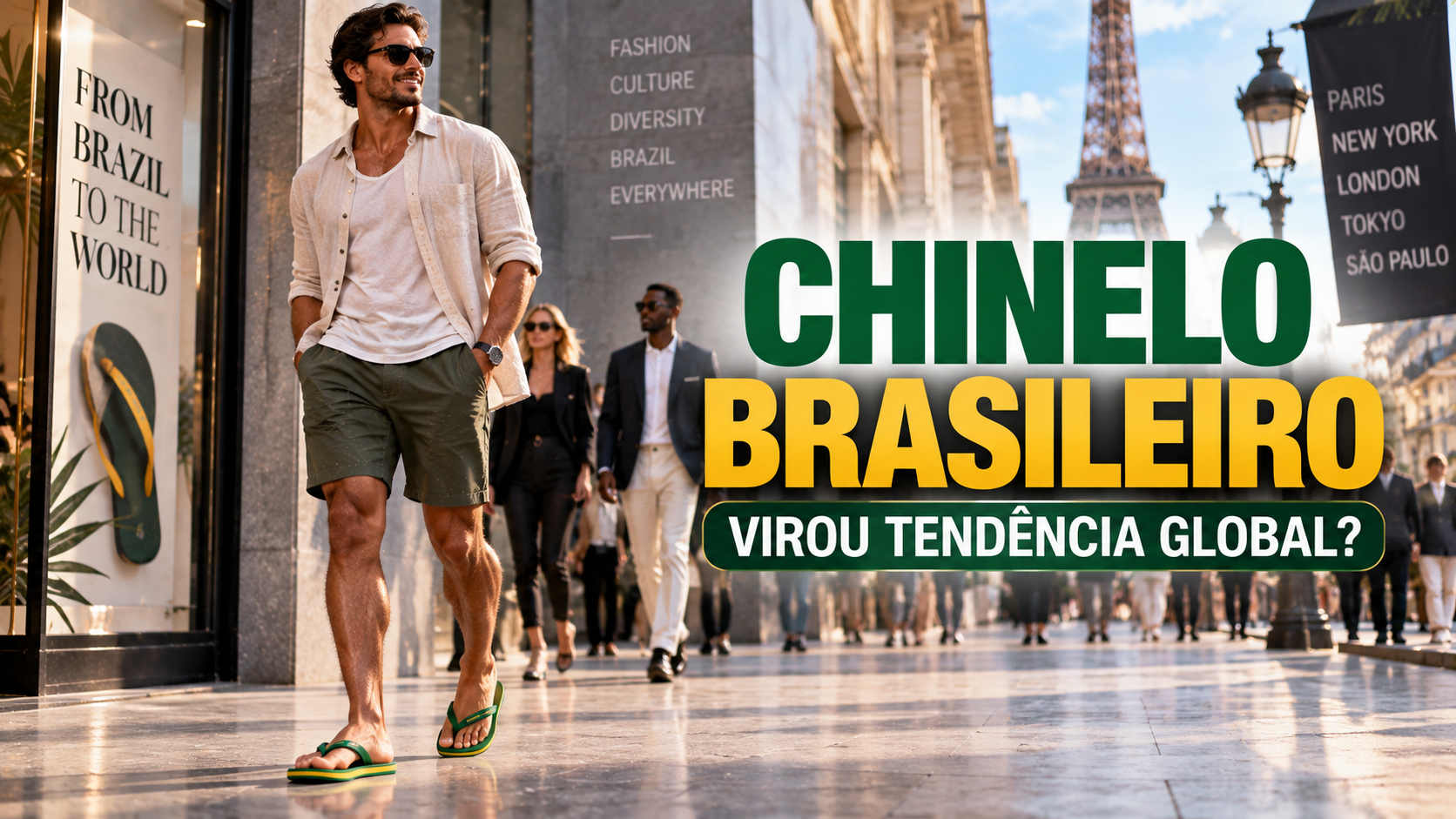 Chinelo Brasileiro: Por Que Virou Tendência no Mundo em 2026